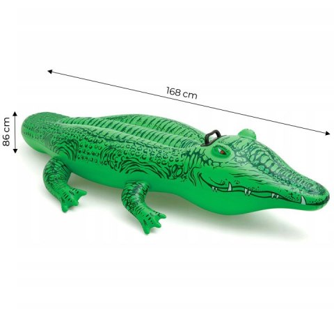 Dmuchany Aligator materac do pływania 168 cm INTEX 58546 INTEX