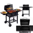 Grill węglowy ogrodowy z pokrywą regulacja rusztu termometr popielnik MultiGarden MultiGarden