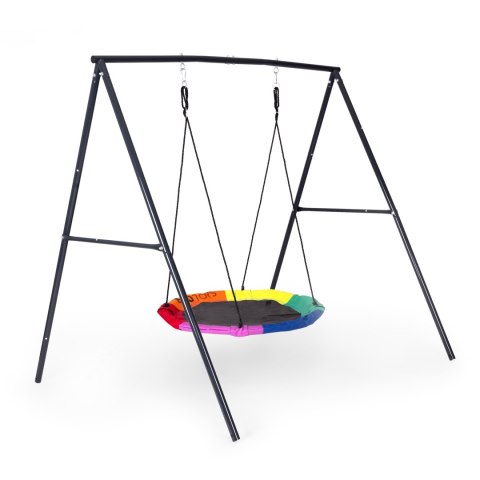 Huśtawka ogrodowa dla dzieci bocianie gniazdo 100 cm stalowy stelaż ECOTOYS ECOTOYS