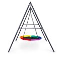 Huśtawka ogrodowa dla dzieci bocianie gniazdo 100 cm stalowy stelaż ECOTOYS ECOTOYS