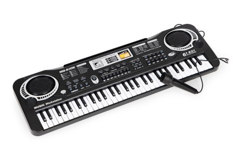 Keyboard pianino dla dzieci z mikrofonem + zasilacz MULTISTORE