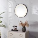 Lustro łazienkowe LED okrągłe ścienne 60 cm 3 barwy anti-fog włącznik dotykowy ModernHome ModernHome