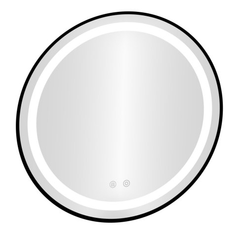 Lustro łazienkowe LED okrągłe ścienne 80 cm 3 barwy anti-fog włącznik dotykowy ModernHome ModernHome