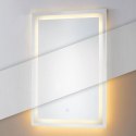 Lustro łazienkowe LED ścienne 50x70 cm 3 barwy włącznik dotykowy ModernHome ModernHome