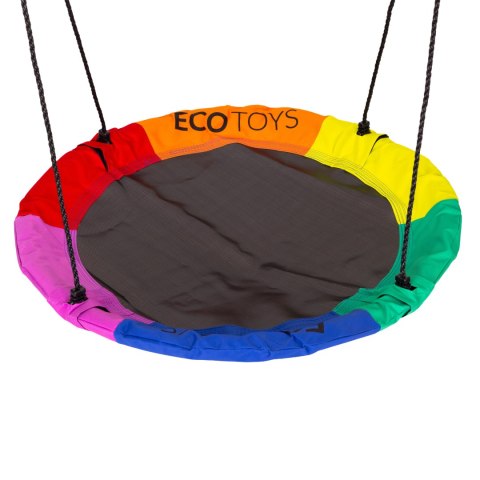 Plac zabaw dla dzieci huśtawka ogrodowa 4w1 kosz do koszykówki bocianie gniazdo ECOTOYS ECOTOYS
