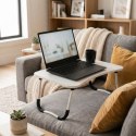 Podstawka pod laptopa składana stolik do łóżka 60x40 cm biała ModernHome ModernHome