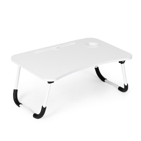 Podstawka pod laptopa składana stolik do łóżka 60x40 cm biała ModernHome ModernHome