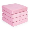 Sofa modułowa duża składana dla dzieci DIY 8 miękkich poduch - różowa ECOTOYS ECOTOYS