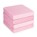 Sofa składana modułowa dla dzieci duża 2-osobowa DIY 10 miękkich poduch - różowa ECOTOYS ECOTOYS