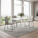 Stół do kuchni jadalni dla 4-5 osób biurko komputerowe 120x60 cm biały ModernHome ModernHome