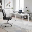 Stół do kuchni jadalni dla 4-5 osób biurko komputerowe 120x60 cm biały marmur ModernHome ModernHome