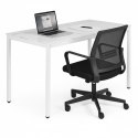 Stół do kuchni jadalni dla 4-5 osób biurko komputerowe 120x60 cm biały marmur ModernHome ModernHome