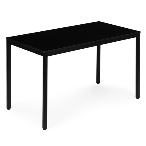 Stół do kuchni jadalni dla 4-5 osób biurko komputerowe 120x60 cm czarny ModernHome ModernHome