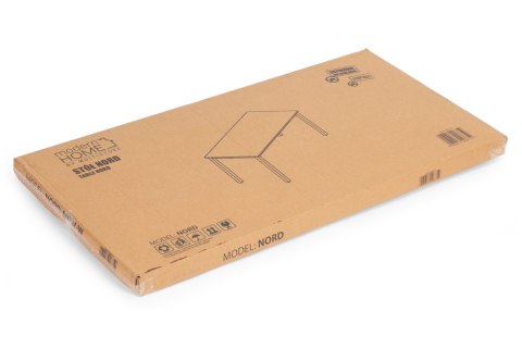 Stół do kuchni jadalni dla 4-5 osób biurko komputerowe 120x60 cm czarny marmur ModernHome ModernHome