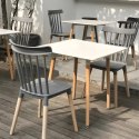 Stolik kuchenny nowoczesny drewniany kwadratowy 80x80 cm ModernHome ModernHome