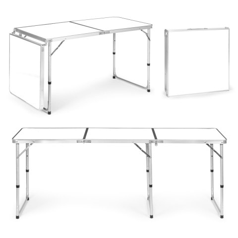 Stolik turystyczny stół składany kemping biały blat 180x60 cm MultiGarden MultiGarden