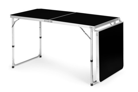 Stolik turystyczny stół składany kemping czarny blat 180x60 cm MultiGarden MultiGarden