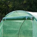 Szklarnia tunel ogrodowy foliowy 6x3x2 m 18 m² metalowy stelaż folia UV Bauerkraft