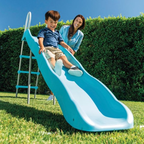 Zjeżdżalnia dla dzieci ogrodowa ślizg 244 cm duża stal tworzywo INTEX 44107 INTEX