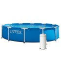 Basen stelażowy ogrodowy okrągły 305x76 cm pompa INTEX 26702ND INTEX