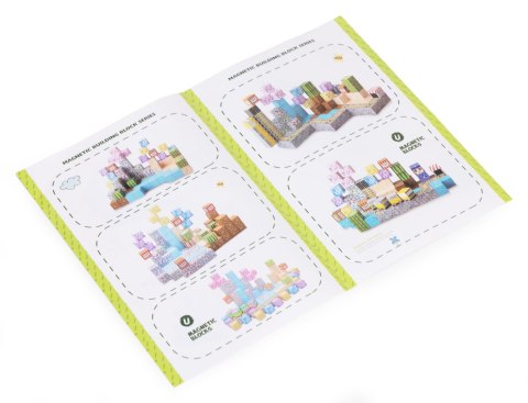 Klocki magnetyczne konstrukcyjne dla dzieci zestaw 169 elementów MULTISTORE