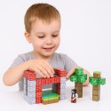 Klocki magnetyczne konstrukcyjne zestaw dla dzieci 100 elementów sześciany MULTISTORE