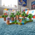 Klocki magnetyczne konstrukcyjne zestaw dla dzieci 142 elementy sześciany dinozaury MULTISTORE