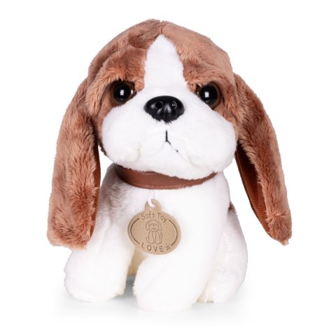 Pluszowy piesek w torebce beagle maskotka dla dziecka + szczotka do pielęgnacji MULTISTORE