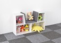 Szafka regał z siedziskiem ławka dla dzieci ECOTOYS ECOTOYS