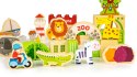 Drewniane klocki edukayjne miasto zoo 120 el. ECOTOYS ECOTOYS