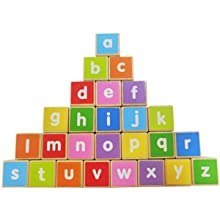 Drewniany pociąg duże klocki edukacyjne alfabet ECOTOYS ECOTOYS Drewniany pociąg duże klocki edukacyjne alfabet ECOTOYS ECOTOYS