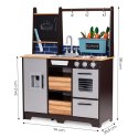 Duża drewniana kuchnia dla dzieci akcesoria ECOTOYS ECOTOYS