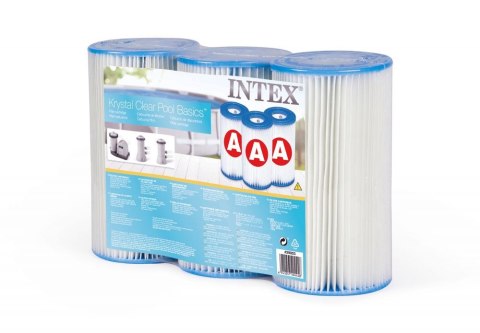 Filtr filtry typ A - do pompy basenu INTEX 29000 - 3 sztuki INTEX Filtr filtry typ A - do pompy basenu INTEX 29000 - 3 sztuki INTEX