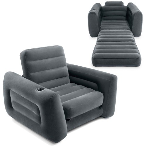 Pompowany fotel materac leżanka łóżko 2w1 INTEX 66551 INTEX Pompowany fotel materac leżanka łóżko 2w1 INTEX 66551 INTEX