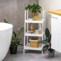 Regał szafka nocna stolik nocny drabinka 3 półki ModernHome