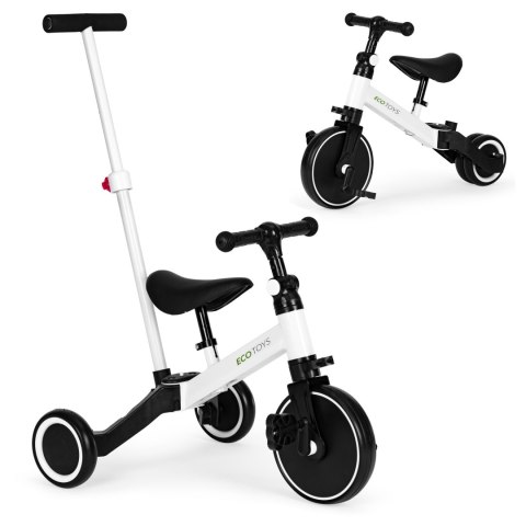 Rower trójkołowy biegowy 2w1 rączka do prowadzenia ECOTOYS ECOTOYS Rower trójkołowy biegowy 2w1 rączka do prowadzenia ECOTOYS ECOTOYS