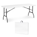 Stół cateringowy 180 cm składany w walizkę biały ModernHome ModernHome