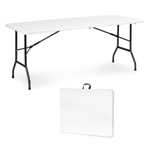 Stół cateringowy 180 cm składany w walizkę biały ModernHome ModernHome Stół cateringowy 180 cm składany w walizkę biały ModernHome ModernHome
