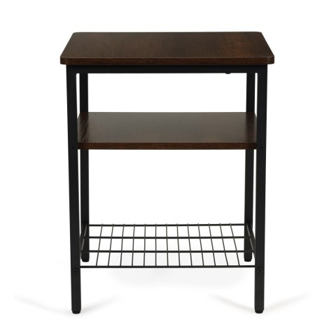 Stolik kawowy 2 półki nowoczesny do salonu loft ModernHome Stolik kawowy 2 półki nowoczesny do salonu loft ModernHome