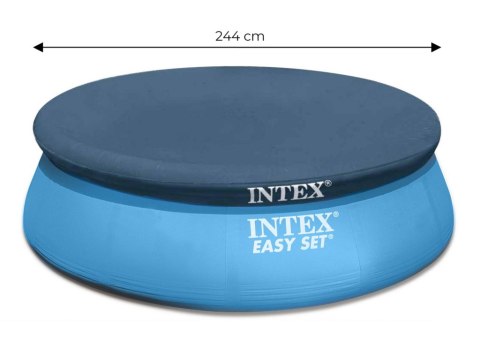 Pokrywa na basen 244 cm mata plandeka INTEX 28020 INTEX Pokrywa na basen 244 cm mata plandeka INTEX 28020 INTEX