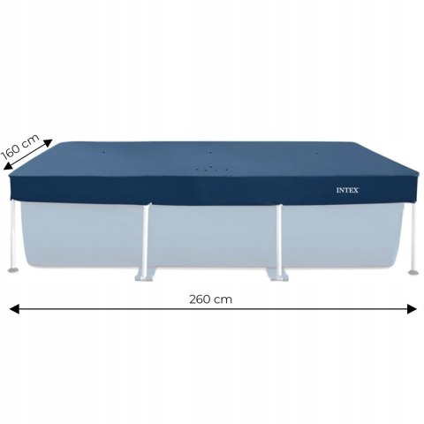 Pokrywa plandeka mata do basenu stelażowego 260x160 cm INTEX 28036 INTEX Pokrywa plandeka mata do basenu stelażowego 260x160 cm INTEX 28036 INTEX
