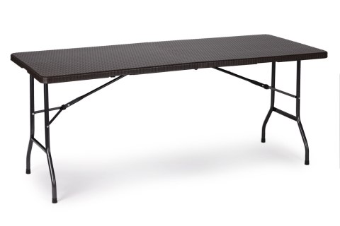 Stół cateringowy bankietowy ogrodowy składany 180 cm ratan ModernHome ModernHome Stół cateringowy bankietowy ogrodowy składany 180 cm ratan ModernHome ModernHome