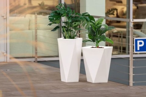 Designerska donica MONUMO VASO Biała MONUMO Designerska donica MONUMO VASO Biała MONUMO