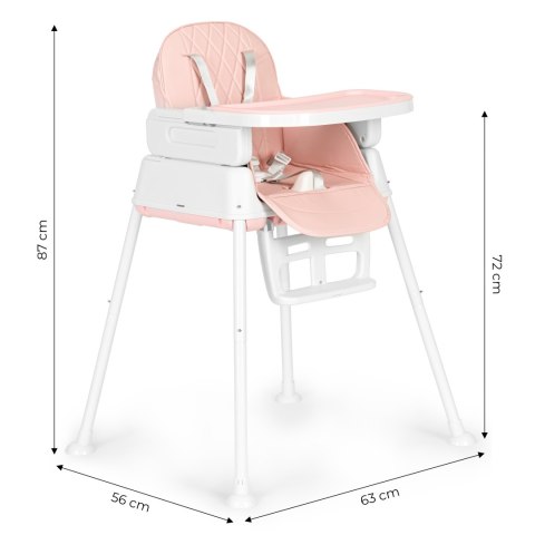 Krzesełko fotelik do karmienia dzieci 3w1 składany ECOTOYS ECOTOYS Krzesełko fotelik do karmienia dzieci 3w1 składany ECOTOYS ECOTOYS