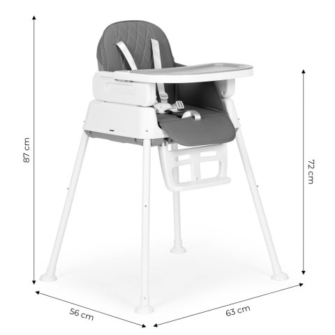 Krzesełko fotelik do karmienia dzieci 3w1 składany ECOTOYS ECOTOYS Krzesełko fotelik do karmienia dzieci 3w1 składany ECOTOYS ECOTOYS
