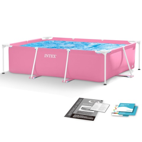 Basen ogrodowy stelażowy duży prostokątny 220 x 150 cm INTEX 28266 INTEX Basen ogrodowy stelażowy duży prostokątny 220 x 150 cm INTEX 28266 INTEX