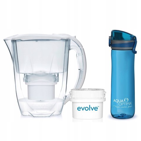 Dzbanek do wody Aqua Optima Oria 2,8l + filtr 60 dni + bidon 600ml WEBBER Dzbanek do wody Aqua Optima Oria 2,8l + filtr 60 dni + bidon 600ml WEBBER