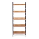 Reał loftowy wysoki 5 półek metal MDF ModernHome ModernHome