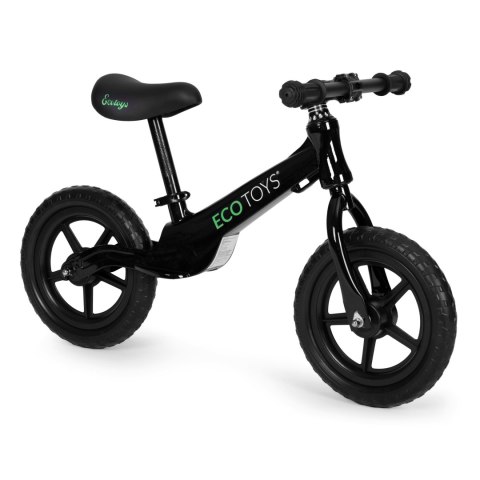 Rowerek rower biegowy dla dzieci jeździk koła EVA ECOTOYS czarny ECOTOYS Rowerek rower biegowy dla dzieci jeździk koła EVA ECOTOYS czarny ECOTOYS