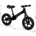Rowerek rower biegowy dla dzieci jeździk koła EVA ECOTOYS czarny ECOTOYS